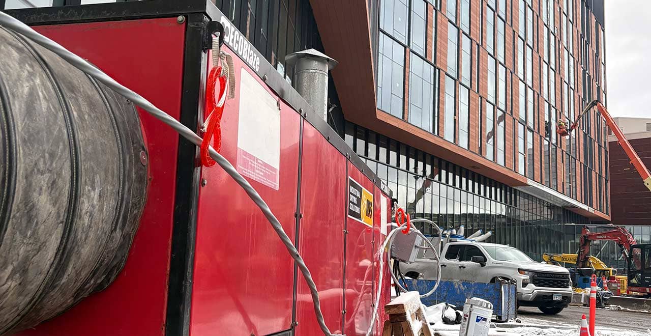 Heavy equipment rental for construction projects at REIC Specialty Rentals.